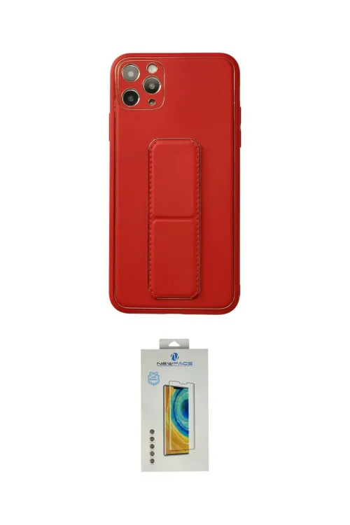 ieg™ iPhone 11 Pro Max Kılıf Akış Doku - Siyah Polymer Nano Ekran Koruyucu