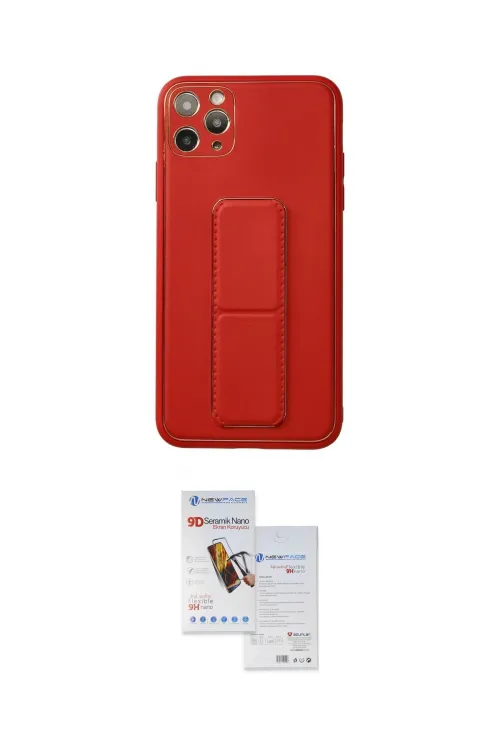ieg™ iPhone 11 Pro Max Kılıf Akış Doku - Siyah Seramik Nano Ekran Koruyucu