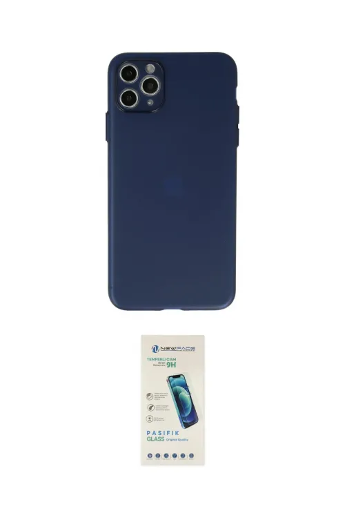 ieg™ iPhone 11 Pro Max Kılıf Atlas Minimal Prime - Şeffaf Pasifik Cam Ekran Koruyucu