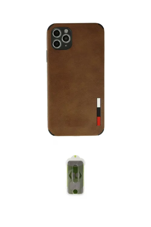 ieg™ iPhone 11 Pro Max Kılıf Doruk Asil Koleksiyonu - Siyah Joko Magic 5D Hayalet Cam