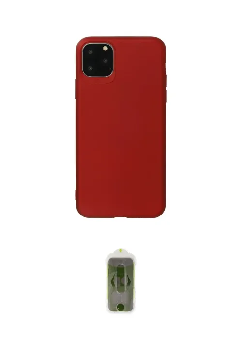ieg™ iPhone 11 Pro Max Kılıf Kozmos Yansıma Özel Seri - Siyah Joko Magic 5D Hayalet Cam