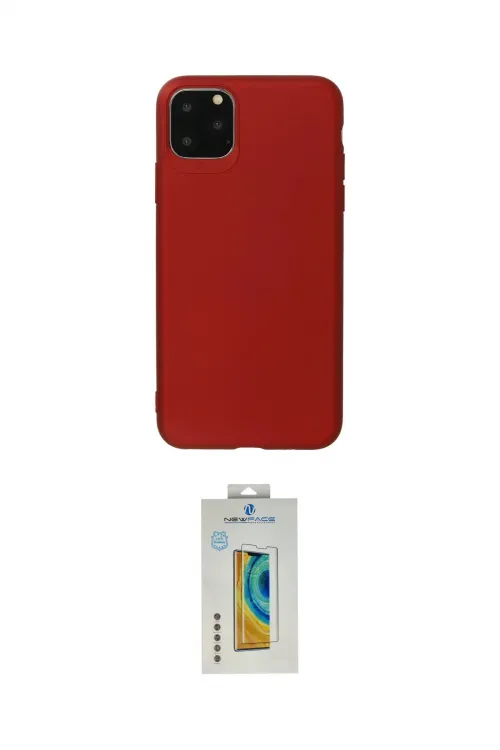ieg™ iPhone 11 Pro Max Kılıf Kozmos Yansıma Özel Seri - Siyah Polymer Nano Ekran Koruyucu
