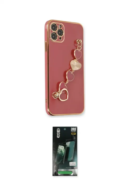 ieg™ iPhone 11 Pro Max Kılıf Nova Işık Prime - Siyah 360 Mat Full Body Arka Koruyucu
