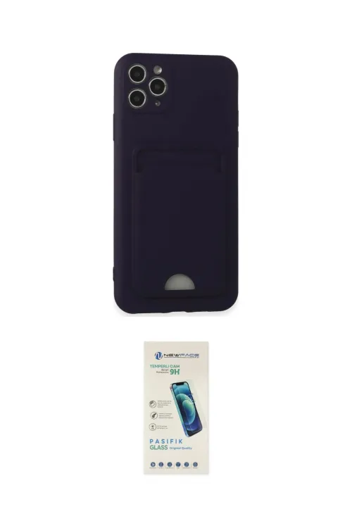 ieg™ iPhone 11 Pro Max Kılıf Vadi Çizgi Prime - Şeffaf Pasifik Cam Ekran Koruyucu