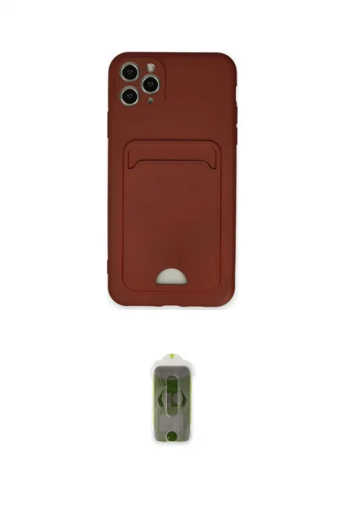 ieg™ iPhone 11 Pro Max Kılıf Vadi Çizgi Prime - Siyah Joko Magic 5D Hayalet Cam