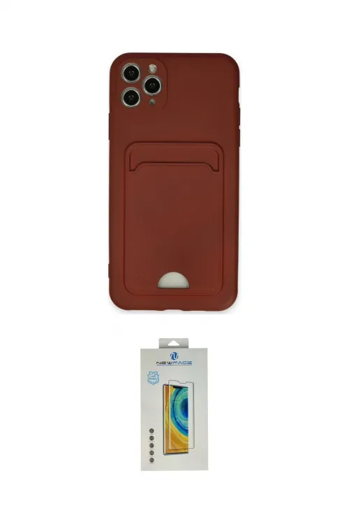 ieg™ iPhone 11 Pro Max Kılıf Vadi Çizgi Prime - Siyah Polymer Nano Ekran Koruyucu