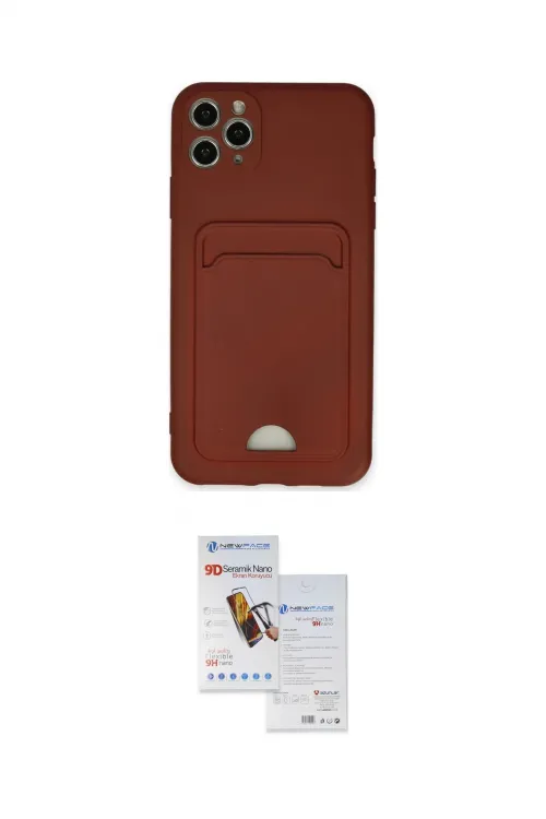 ieg™ iPhone 11 Pro Max Kılıf Vadi Çizgi Prime - Siyah Seramik Nano Ekran Koruyucu