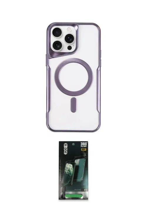 ieg™ iPhone 11 Pro Max Kılıf Yadigar Klasik Özel Seri - Şeffaf 360 Full Body Arka Koruyucu
