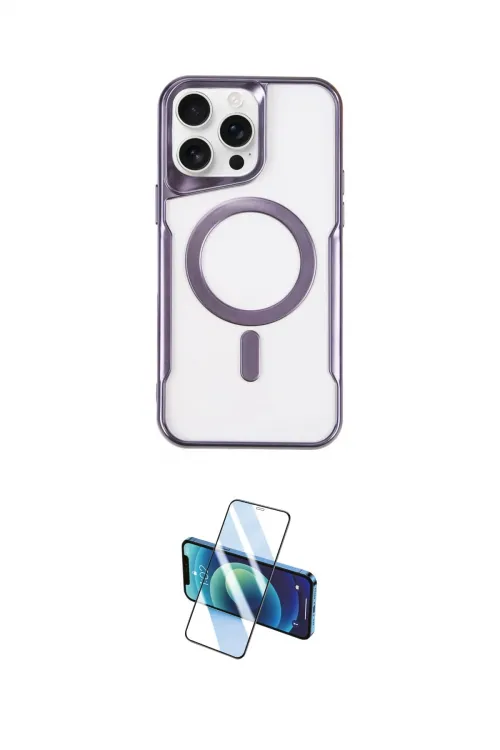 ieg™ iPhone 11 Pro Max Kılıf Yadigar Klasik Özel Seri - Siyah 3D Antistatik Cam Ekran Koruyucu