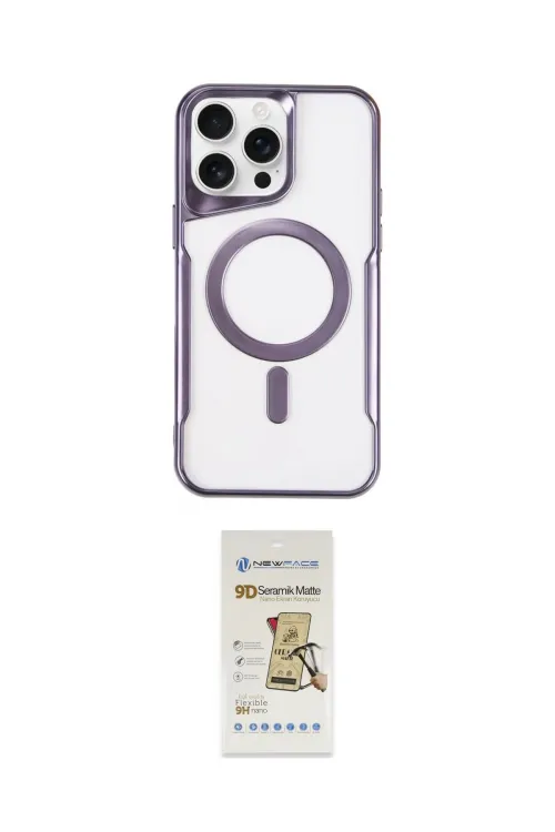 ieg™ iPhone 11 Pro Max Kılıf Yadigar Klasik Özel Seri - Siyah Mat Seramik Nano Ekran Koruyucu