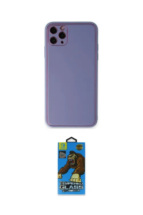 ieg™ iPhone 11 Pro Max Kılıf Yadigar Klasik - Siyah 18D Cam Ekran Koruyucu