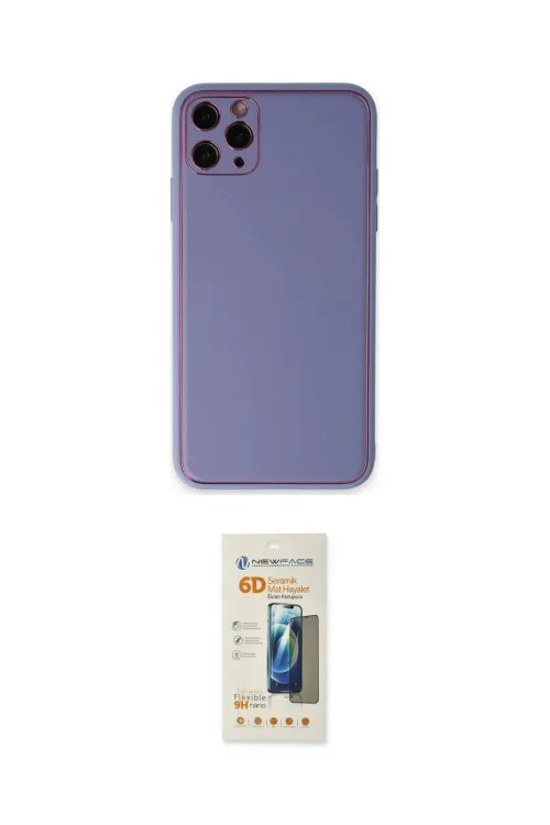ieg™ iPhone 11 Pro Max Kılıf Yadigar Klasik - Siyah 6D Mat Seramik Hayalet Nano Ekran Koruyucu