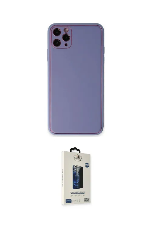 ieg™ iPhone 11 Pro Max Kılıf Yadigar Klasik - Siyah Bilvis Hayalet Cam Ekran Koruyucu