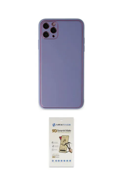 ieg™ iPhone 11 Pro Max Kılıf Yadigar Klasik - Siyah Mat Seramik Nano Ekran Koruyucu