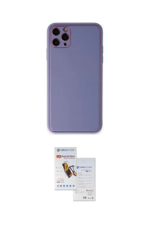 ieg™ iPhone 11 Pro Max Kılıf Yadigar Klasik - Siyah Seramik Nano Ekran Koruyucu
