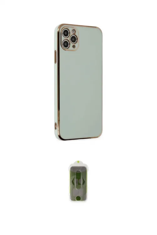 ieg™ iPhone 11 Pro Max Kılıf Yankı Serisi - Siyah Joko Magic 5D Hayalet Cam
