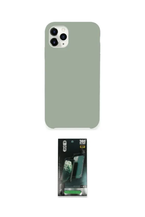 ieg™ iPhone 11 Pro Max Kılıf Zirve Modern Özel Seri - Şeffaf 360 Full Body Arka Koruyucu