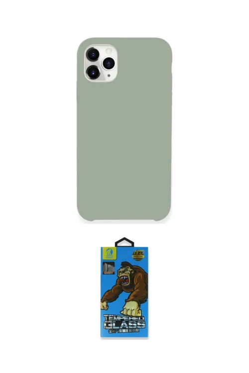 ieg™ iPhone 11 Pro Max Kılıf Zirve Modern Özel Seri - Siyah 18D Cam Ekran Koruyucu
