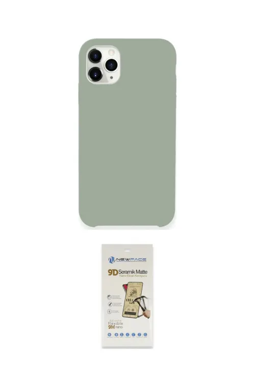ieg™ iPhone 11 Pro Max Kılıf Zirve Modern Özel Seri - Siyah Mat Seramik Nano Ekran Koruyucu