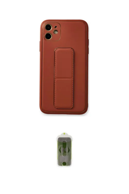 ieg™ iPhone 12 Kılıf Akış Doku - Siyah Joko Magic 5D Hayalet Cam