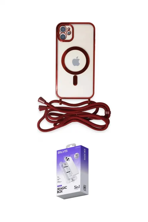 ieg™ iPhone 12 Kılıf Eksen Özel Seri - Siyah Bilvis 5in1 3D Magic Cam Ekran Koruyucu