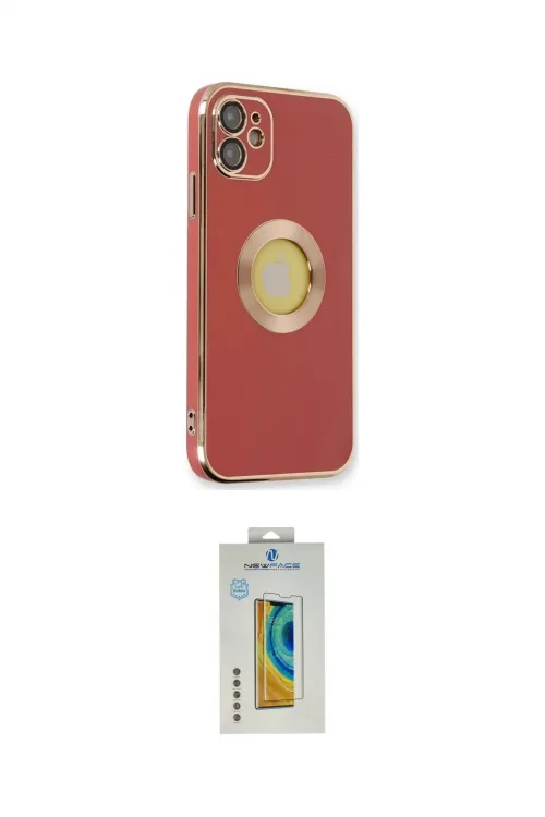ieg™ iPhone 12 Kılıf İz Form Serisi - Siyah Polymer Nano Ekran Koruyucu