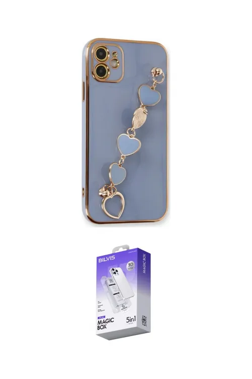 ieg™ iPhone 12 Kılıf Nova Işık Prime - Siyah Bilvis 5in1 3D Magic Cam Ekran Koruyucu