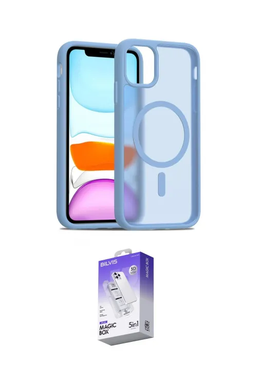 ieg™ iPhone 12 Kılıf Siluet Minimal Prime - Siyah Bilvis 5in1 3D Magic Cam Ekran Koruyucu