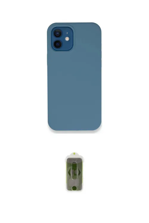 ieg™ iPhone 12 Kılıf Zirve Modern Özel Seri - Siyah Joko Magic 5D Hayalet Cam