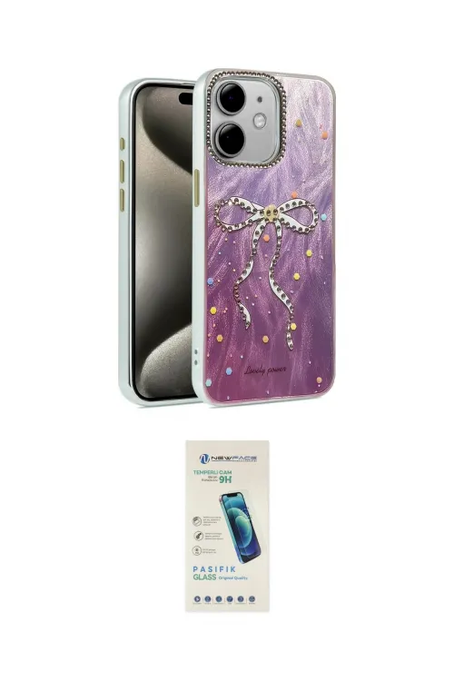 ieg™ iPhone 12 Kılıf Zirve Modern Prime - Şeffaf Pasifik Cam Ekran Koruyucu