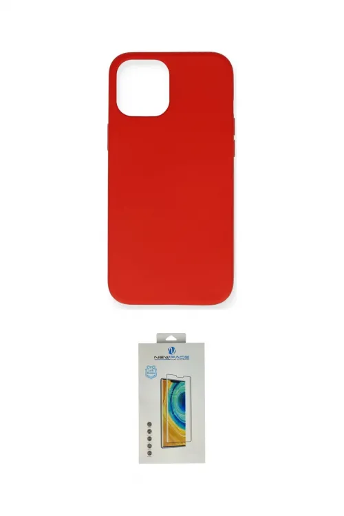 ieg™ iPhone 12 Mini Kılıf Ahenk Serisi - Siyah Polymer Nano Ekran Koruyucu