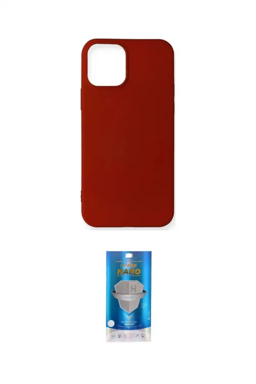 ieg™ iPhone 12 Mini Kılıf Kozmos Yansıma Özel Seri - Şeffaf Royal Nano Ekran Koruyucu