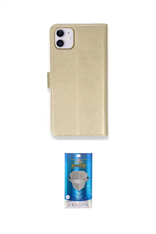 ieg™ iPhone 12 Mini Kılıf Siluet Işık Serisi - Şeffaf Royal Nano Ekran Koruyucu