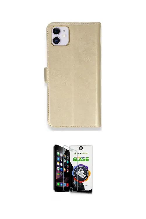 ieg™ iPhone 12 Mini Kılıf Siluet Işık Serisi - Şeffaf Temperli Cam Ekran Koruyucu