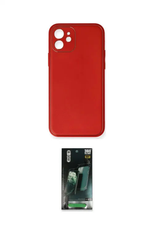 ieg™ iPhone 12 Mini Kılıf Yadigar Klasik - Şeffaf 360 Full Body Arka Koruyucu