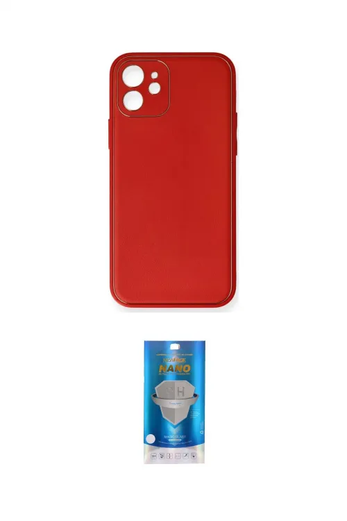 ieg™ iPhone 12 Mini Kılıf Yadigar Klasik - Şeffaf Royal Nano Ekran Koruyucu