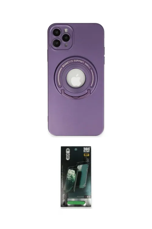ieg™ iPhone 12 Pro Kılıf Eksen Klasik Prime - Şeffaf 360 Full Body Arka Koruyucu