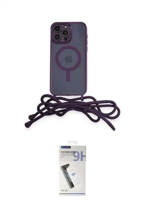 ieg™ iPhone 12 Pro Kılıf Eksen Özel Seri - Şeffaf Uv Polymer Nano Ekran Koruyucu