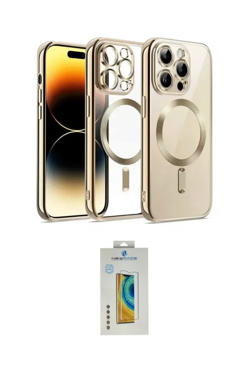 ieg™ iPhone 12 Pro Kılıf Nova Işık Özel Seri - Siyah Polymer Nano Ekran Koruyucu