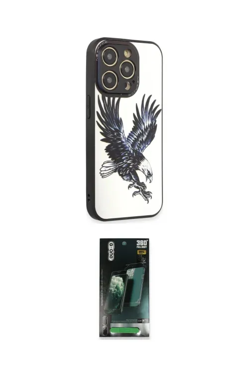 ieg™ iPhone 12 Pro Kılıf Odak Klasik Serisi - Şeffaf 360 Full Body Arka Koruyucu