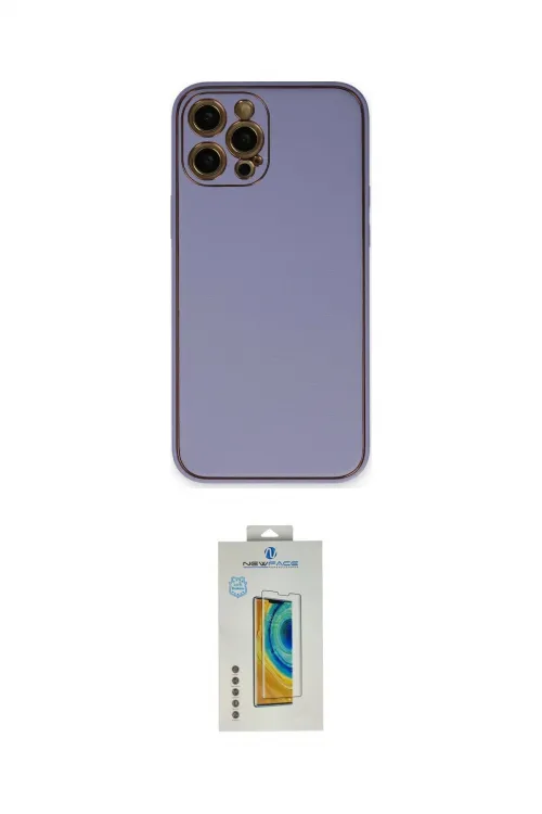 ieg™ iPhone 12 Pro Kılıf Yadigar Klasik - Siyah Polymer Nano Ekran Koruyucu