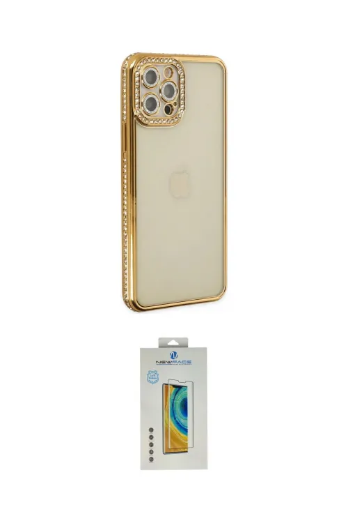 ieg™ iPhone 12 Pro Kılıf Yörünge Koleksiyonu - Siyah Polymer Nano Ekran Koruyucu