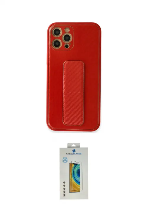 ieg™ iPhone 12 Pro Kılıf Yörünge Yansıma - Siyah Polymer Nano Ekran Koruyucu