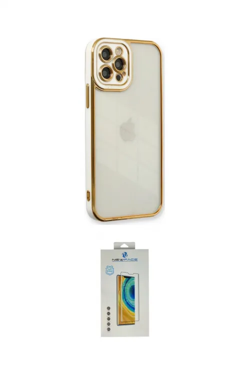 ieg™ iPhone 12 Pro Max Kılıf Çekirdek Klasik Serisi - Siyah Polymer Nano Ekran Koruyucu