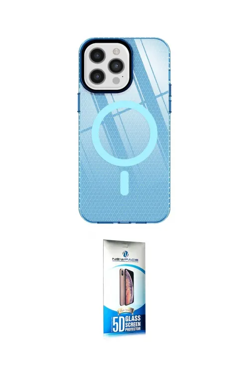 ieg™ iPhone 12 Pro Max Kılıf Doruk Prime - Siyah 5D Eko Cam Ekran Koruyucu