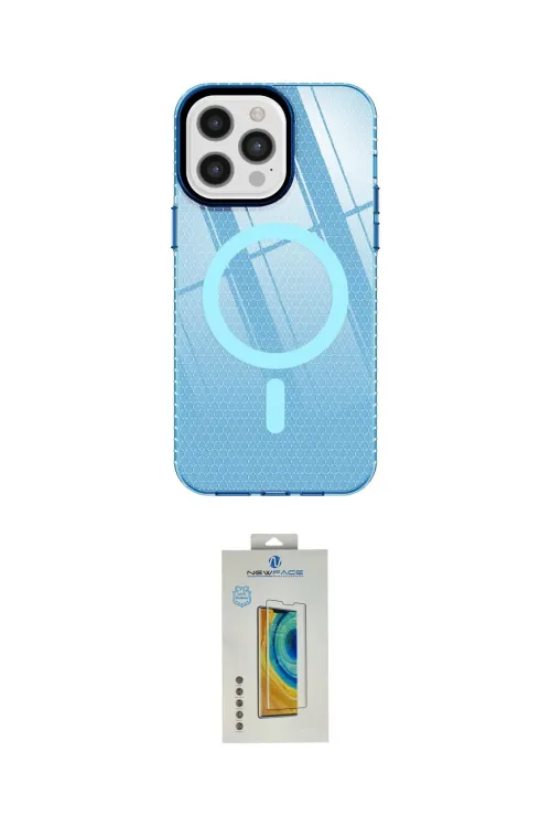 ieg™ iPhone 12 Pro Max Kılıf Doruk Prime - Siyah Polymer Nano Ekran Koruyucu