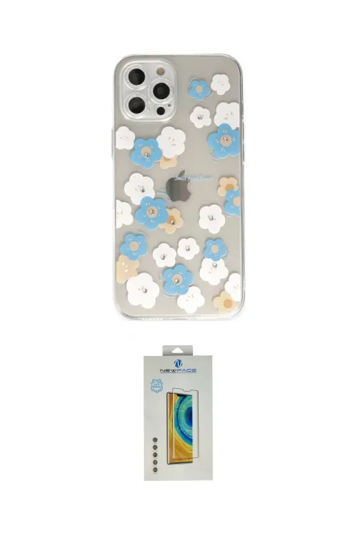 ieg™ iPhone 12 Pro Max Kılıf Eksen Asil Prime - Siyah Polymer Nano Ekran Koruyucu