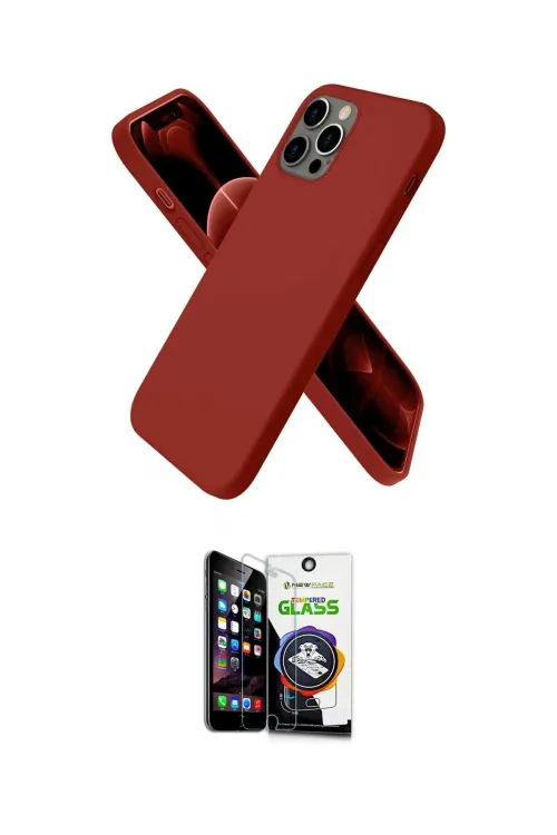 ieg™ iPhone 12 Pro Max Kılıf Kozmos Yansıma Özel Seri - Şeffaf Temperli Cam Ekran Koruyucu