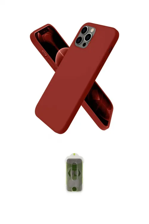 ieg™ iPhone 12 Pro Max Kılıf Kozmos Yansıma Özel Seri - Siyah Joko Magic 5D Hayalet Cam