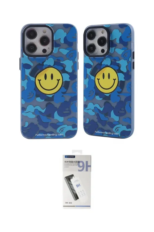 ieg™ iPhone 12 Pro Max Kılıf Nova Doku Koleksiyonu - Şeffaf Uv Polymer Nano Ekran Koruyucu